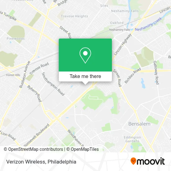 Verizon Wireless map
