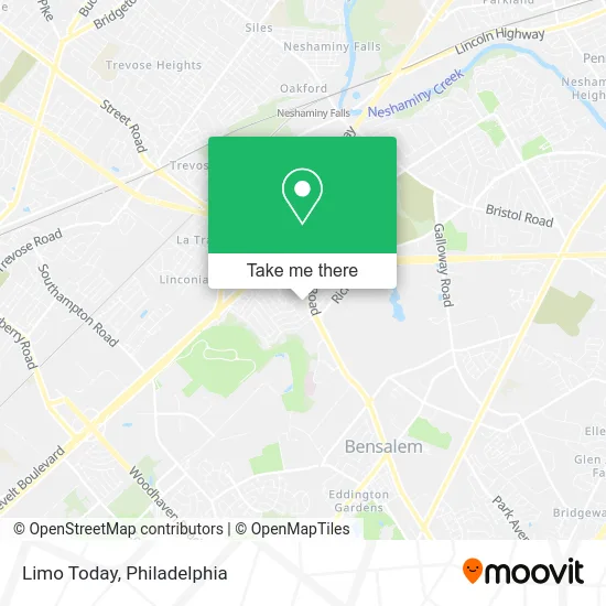 Limo Today map