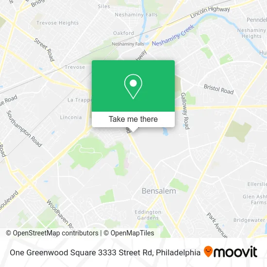 One Greenwood Square 3333 Street Rd map