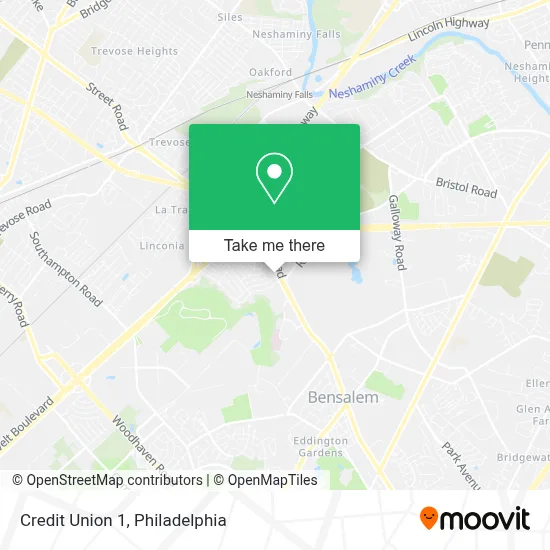 Credit Union 1 map
