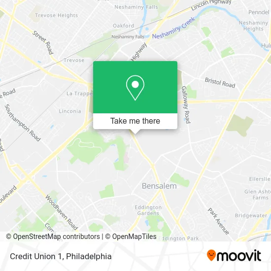 Credit Union 1 map