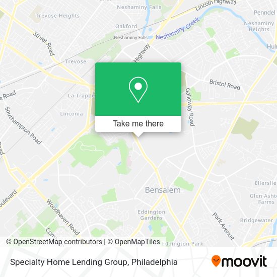 Mapa de Specialty Home Lending Group