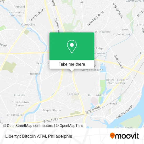 Libertyx Bitcoin ATM map