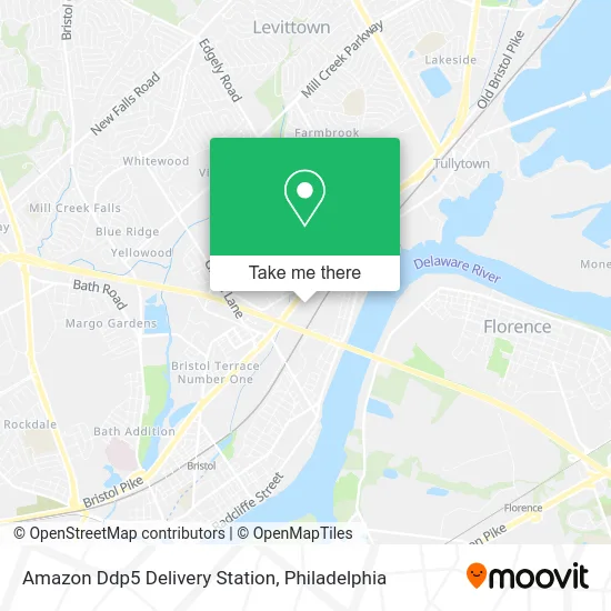 Amazon Ddp5 Delivery Station map