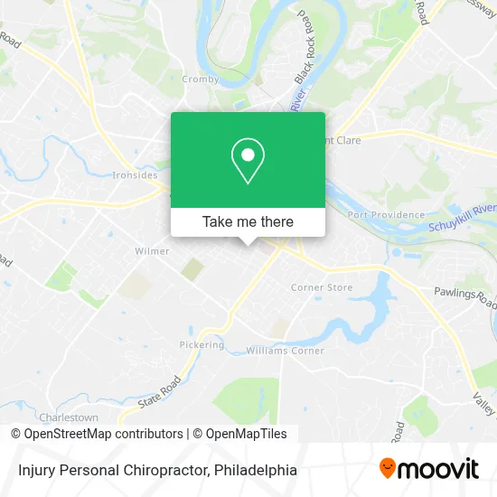 Injury Personal Chiropractor map