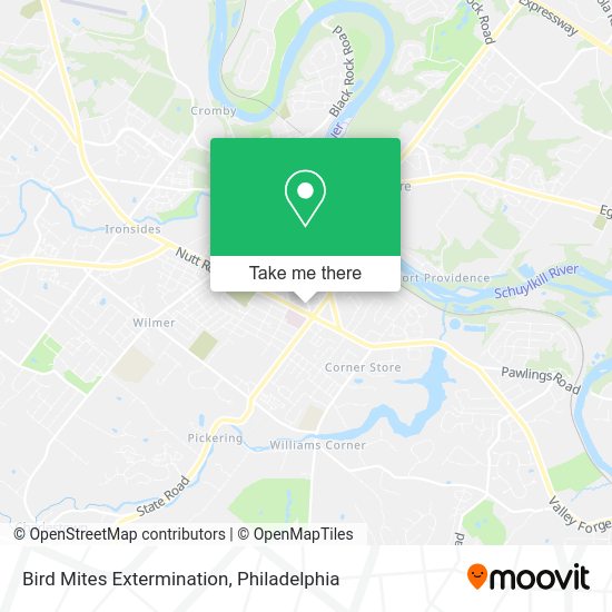 Mapa de Bird Mites Extermination