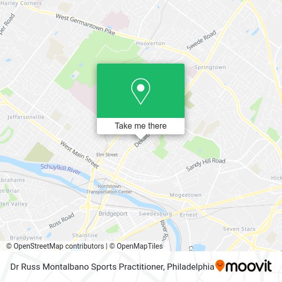 Mapa de Dr Russ Montalbano Sports Practitioner