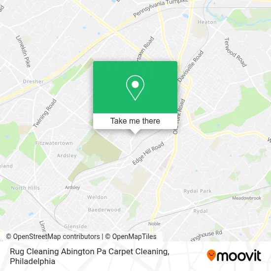 Rug Cleaning Abington Pa Carpet Cleaning map
