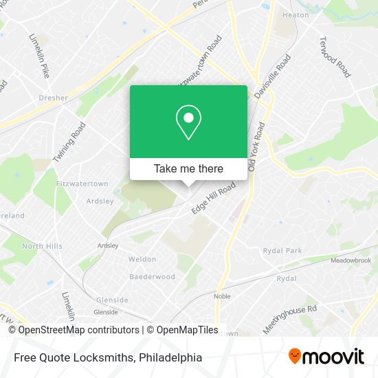 Free Quote Locksmiths map