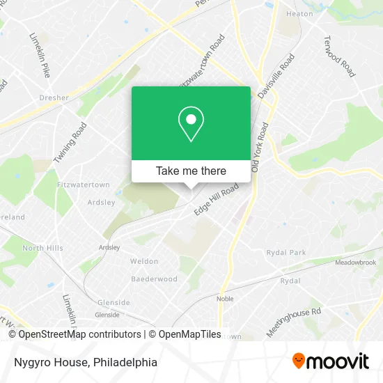 Nygyro House map