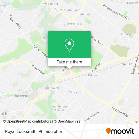 Royal Locksmith map