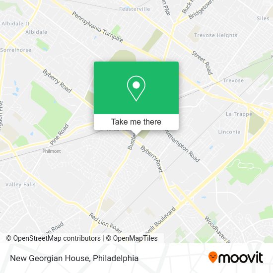 New Georgian House map
