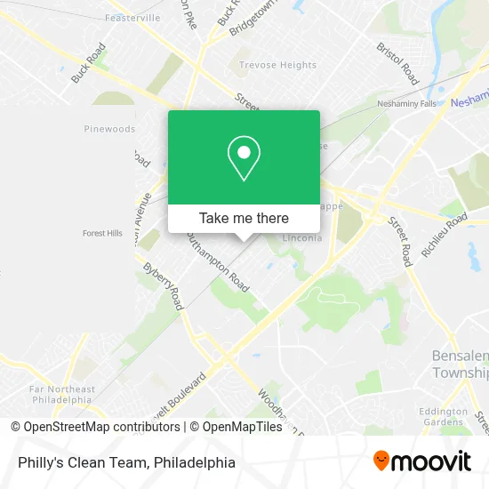 Philly's Clean Team map