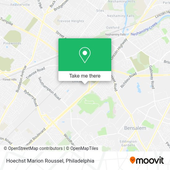 Hoechst Marion Roussel map