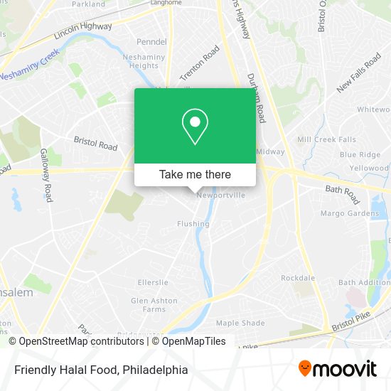 Friendly Halal Food map