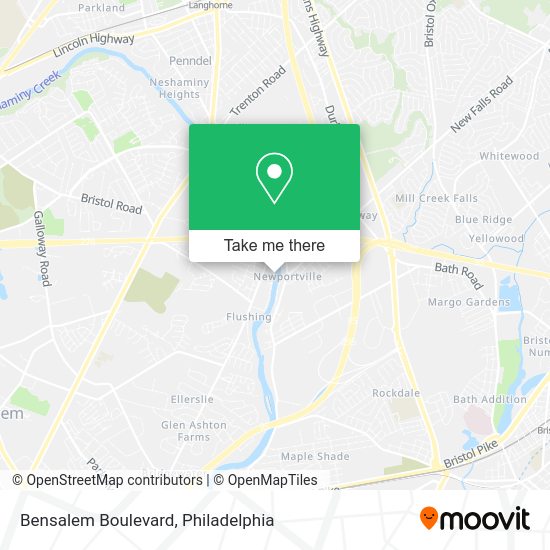 Bensalem Boulevard map