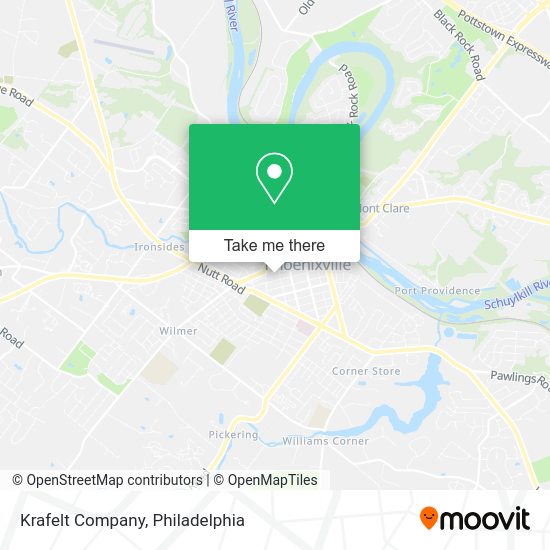Krafelt Company map
