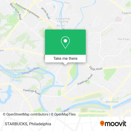 STARBUCKS map