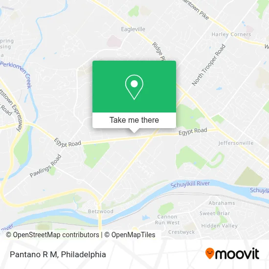 Pantano R M map