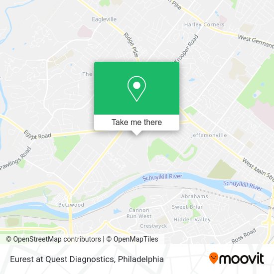 Mapa de Eurest at Quest Diagnostics