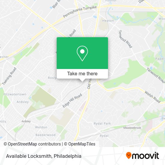 Available Locksmith map