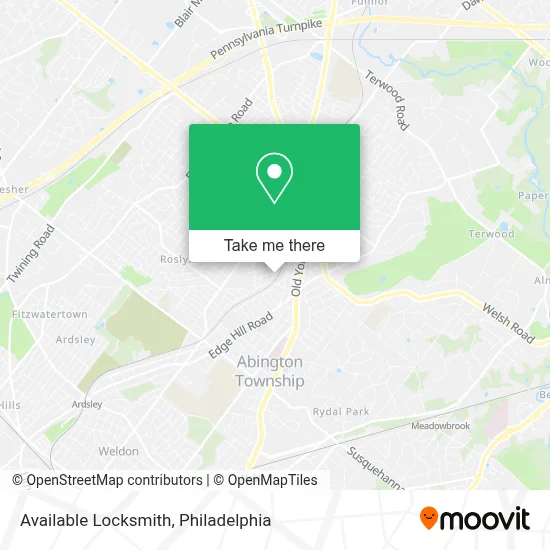 Available Locksmith map