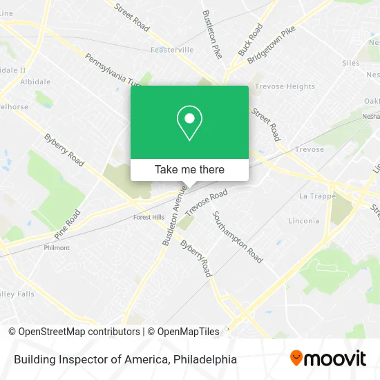 Building Inspector of America map