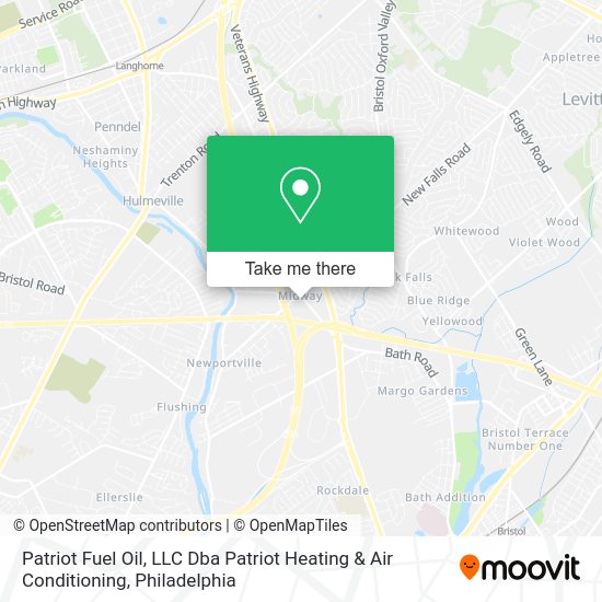 Patriot Fuel Oil, LLC Dba Patriot Heating & Air Conditioning map