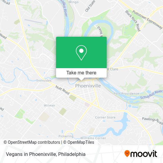 Mapa de Vegans in Phoenixville