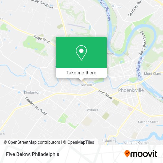 Mapa de Five Below