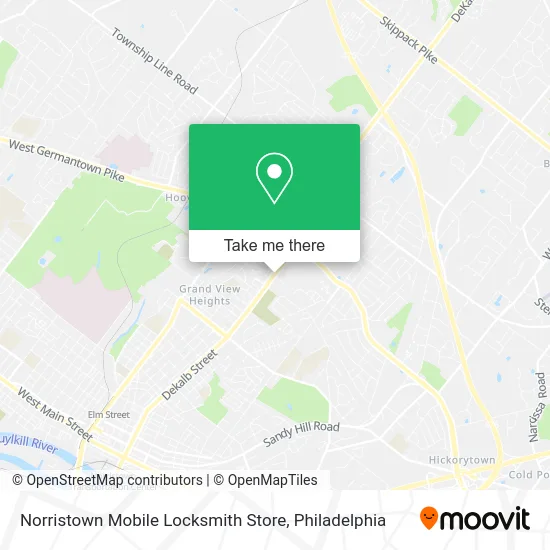 Norristown Mobile Locksmith Store map