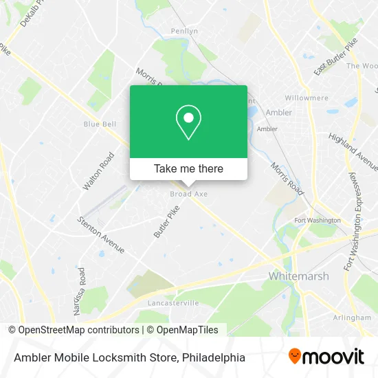 Ambler Mobile Locksmith Store map