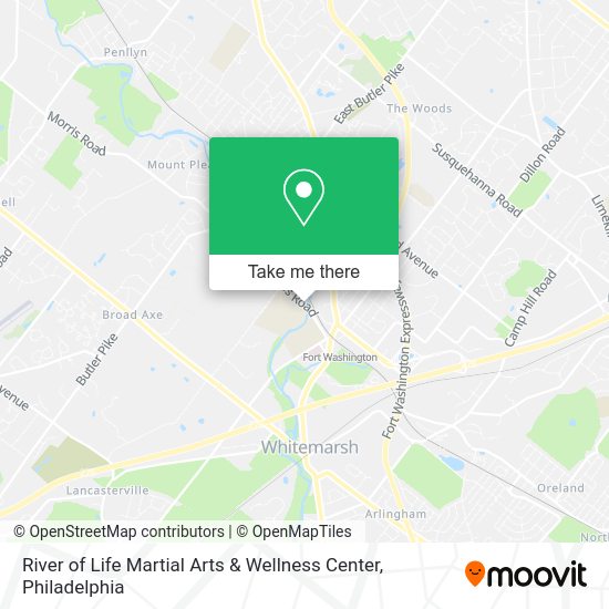 Mapa de River of Life Martial Arts & Wellness Center