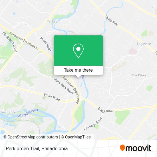 Perkiomen Trail map