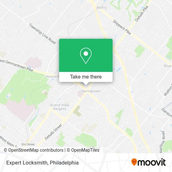 Expert Locksmith map