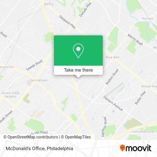 McDonald's Office map