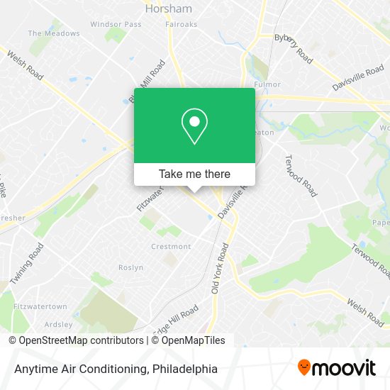 Anytime Air Conditioning map