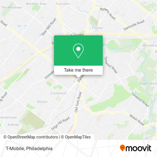 T-Mobile map