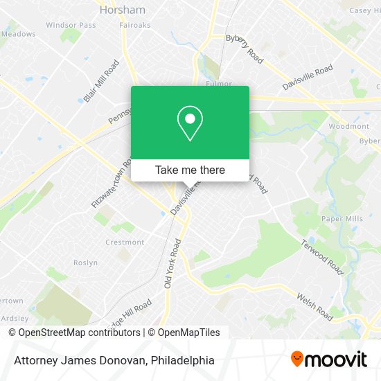 Mapa de Attorney James Donovan