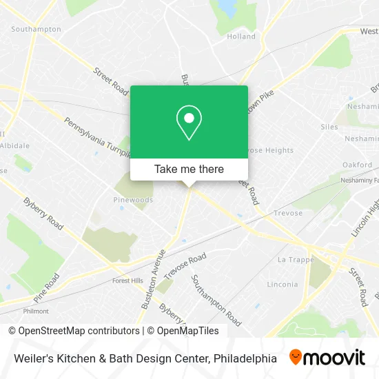 Weiler's Kitchen & Bath Design Center map
