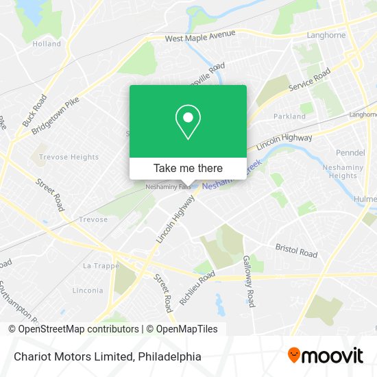 Chariot Motors Limited map