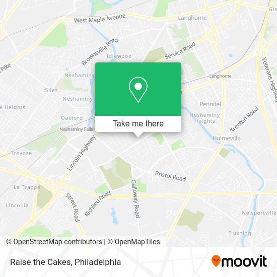Raise the Cakes map
