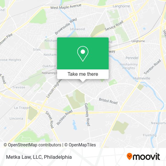 Mapa de Metka Law, LLC