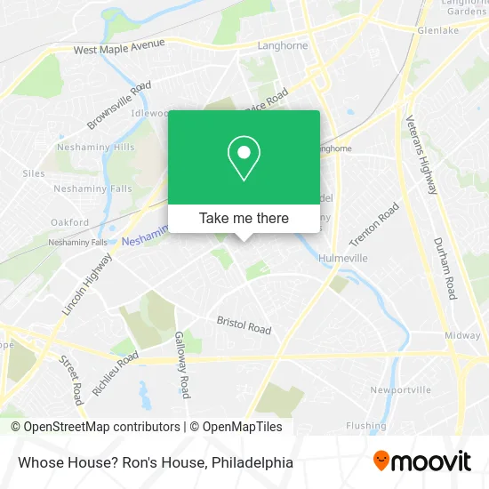 Whose House? Ron's House map