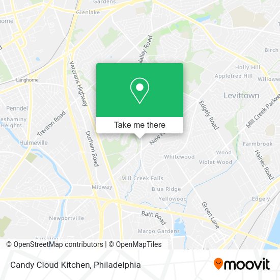 Candy Cloud Kitchen map
