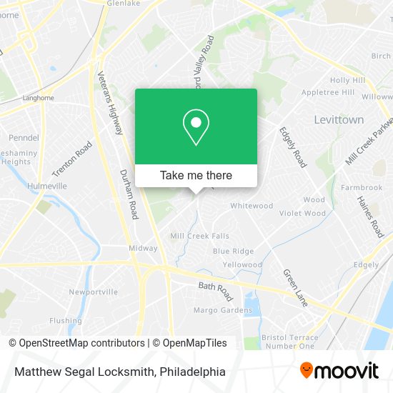 Matthew Segal Locksmith map