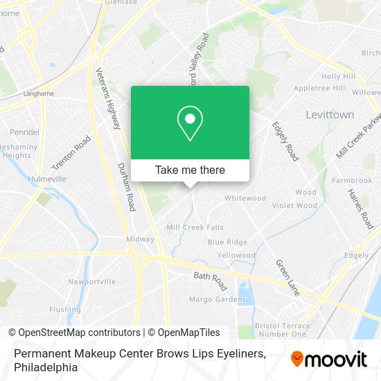 Permanent Makeup Center Brows Lips Eyeliners map
