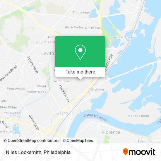 Niles Locksmith map