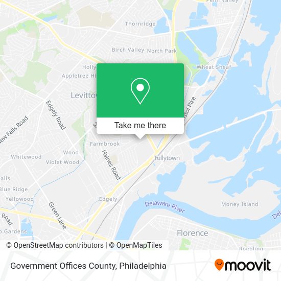 Government Offices County map