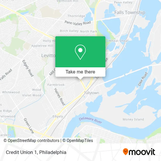 Credit Union 1 map